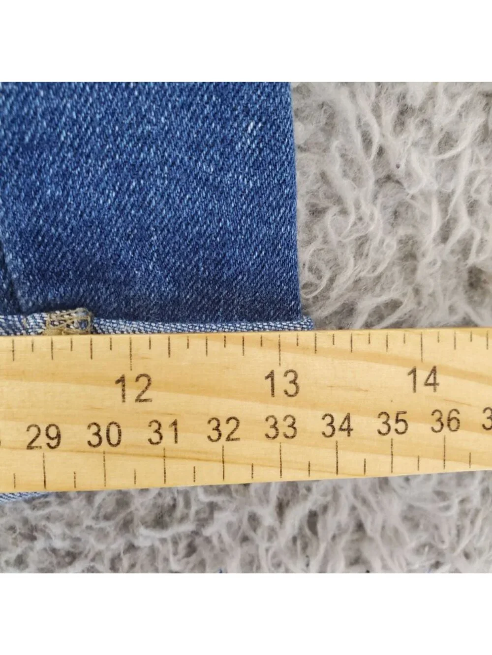 Old Navy Shorts Womens 18 Blue High-Rise Wow Stretch Denim Jorts *Read*